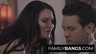 Destroying stepmom's tight pussy with monster cock!