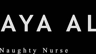 Aya Ali, naughty nurse from Orlando's head doctor enjoys deepthroat and facial cumshot