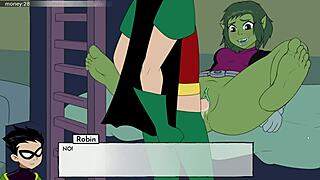 Raven Gives Intense Boobjob in 18Titans Part 11 Animation