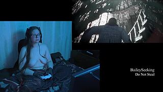 Alan wake playthrough part 1 with naked scenes featuring big natural tits.