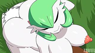 Breeding Gardevoir with Big Cock and Cum
