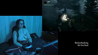 Alan wake playthrough part 1 with naked scenes featuring big natural tits.