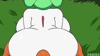 Breeding Gardevoir with Big Cock and Cum