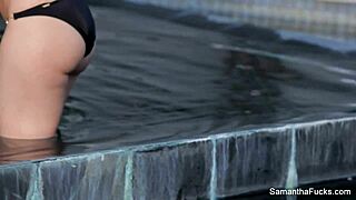 samantha saint in hot lesbian threesome 😍