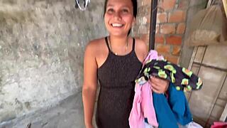 i sent laundry with the neighbor and proposed a blowjob and sex