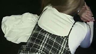 before her family dinner, is that big black cock ready for her ass?