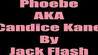 Tgirls xxx Phoebe's slutty striptease in lingerie reveals solo crossdressing fun