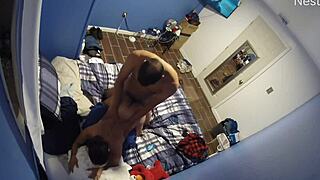 Latina FUCK DOLL RIDES COCK BENT OVER in DOGGYSTYLE