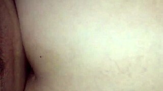 Filling the prostitute's ass with cum and watching her squirt.