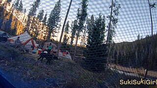 Vlog Camping: Sukisukigirl dan Andy Savage Berhubungan Intim di Tempat Umum Episode 119