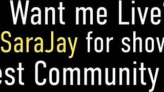 Busty cougar Sara Jay 69s and RIDES HARD to climax