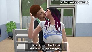 Horny Wife Cheats In Front Of Husband