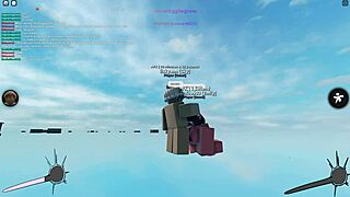 i was playing roblox and found this cool game with my friends