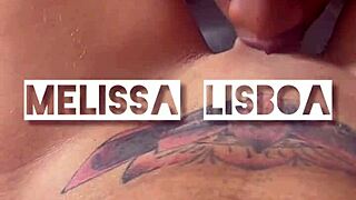 Melissa Lisboa Teasingly Shows Off While Taking Cum Part 1