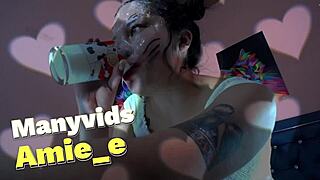 i love her sloppy dildo deepthroat gagging