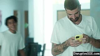 Young boy loses virginity to older man in taboo anal bareback