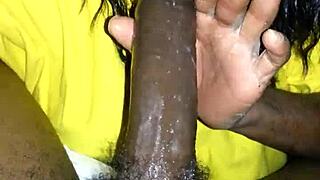 Amateur girl DEEPTHROATS cock and SWALLOWS cum