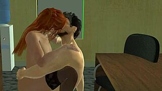 What if Busty 3D Secretary Sucks and Fucks at Office?