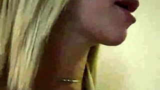 French Blonde Takes Anal and Cum on Tits