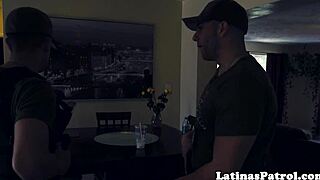 Cute Latina Dickrides Immigration Officer In Office Interview