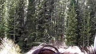 Petite Latina Swallows Huge Cock Cum