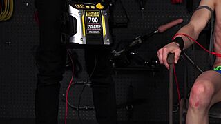 Austin Young's BDSM dungeon adventure: hardcore gay bondage and nipple play