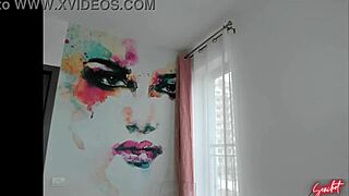 sexy lingerie blonde big tits closeup for you