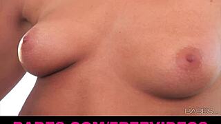 Sally's Shower Ends with Hot Lip Kisses!