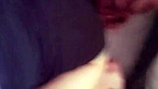 this thick redhead is young and full of energy