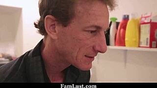 stepdaddy caught sniffing stepdaughter’s panties and rubbing them on himself at famlust