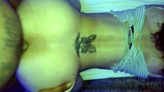 Chief cheerleader enjoys a bubbly Boricua booty in a doggy style spanking scene.