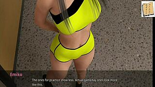 Teen emiko shows off her small tits and big ass in 3d porn