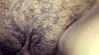 FUCKING MY WIFE! Can You Believe This Ebony Quickie Creampie?