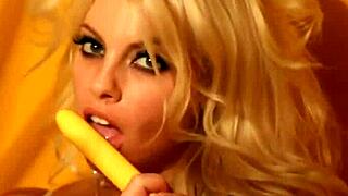 Blonde Teases Retro Style