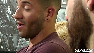 In the locker room, athletic gay men have lusty sex with oral, assfucking, and facials