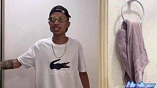 The first time he caught his cousin in the bathroom he took her and had sex with her.