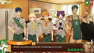 Game Friends Camp Episode 24 - Collecting Information Russian Voice Acting