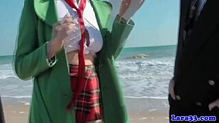 mature woman in stockings picks up old man for anal sex