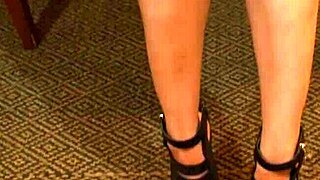 Muscular secretary dominates her boss