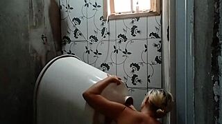 i hired this busty blonde milf maid stella still, and she's a total bitch in bed