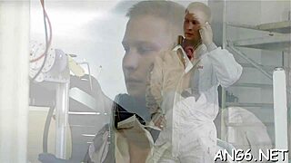 OMG, lusty brunette Zuzana gets soaked in a wild session. She bends over for hardcore doggystyle action! 💦