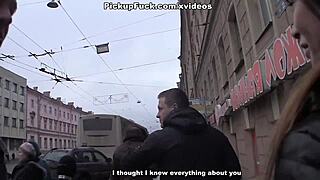 i met this hot amateur girl who banged two studs in scene 1