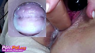 crazy creamy action happening on pussycam right now