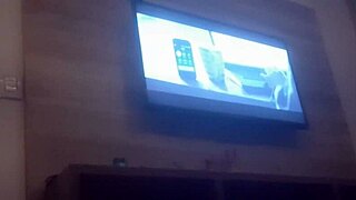 Wife Sucks Husband's Cock While Watching TV in Swung Film