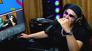 i'm fabi drumond on the podcast table asking ruan to touch my pussy