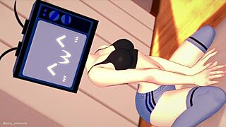 Tv Woman In Room Wants To Ride Dick In Sportswear