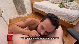 bearded guy sucks 41 cocks, check out the 27th, 28th, and 29th blowjobs! 😏