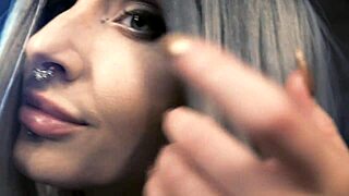 Teen Tattoo Cosplay with Intense ASMR Oil and Cream Action