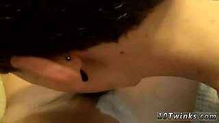 Boys Masturbate in Photo Gallery and Have Slim Gay Sex in Bathroom