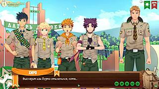 Game Friends Camp Episode 24 - Collecting Information Russian Voice Acting